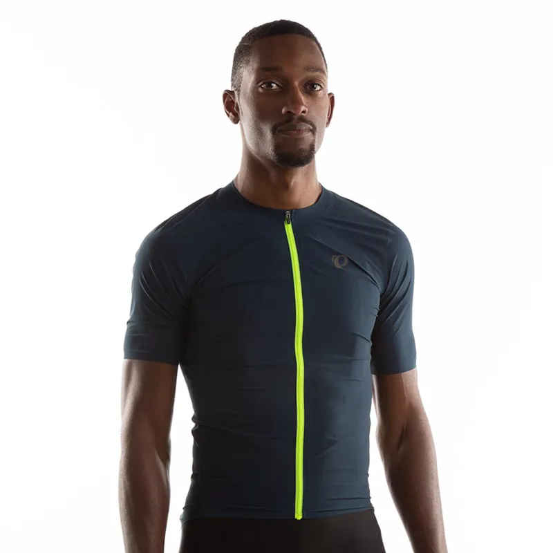 Pearl Izumi Mens PRO Air Jersey Navy/Screaming Yellow-2